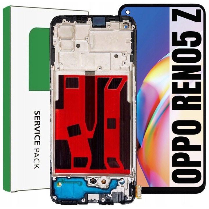 Kijelző Oppo Reno5 Z, AMOLED, 6.43', 1080x1920, kerettel