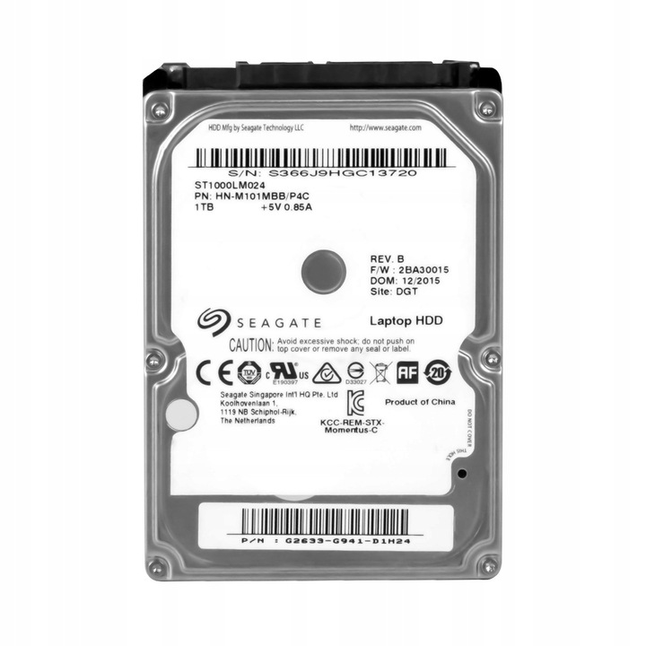 Hard Disk 1TB Seagate 5400RPM 8MB SATA II 2.5"