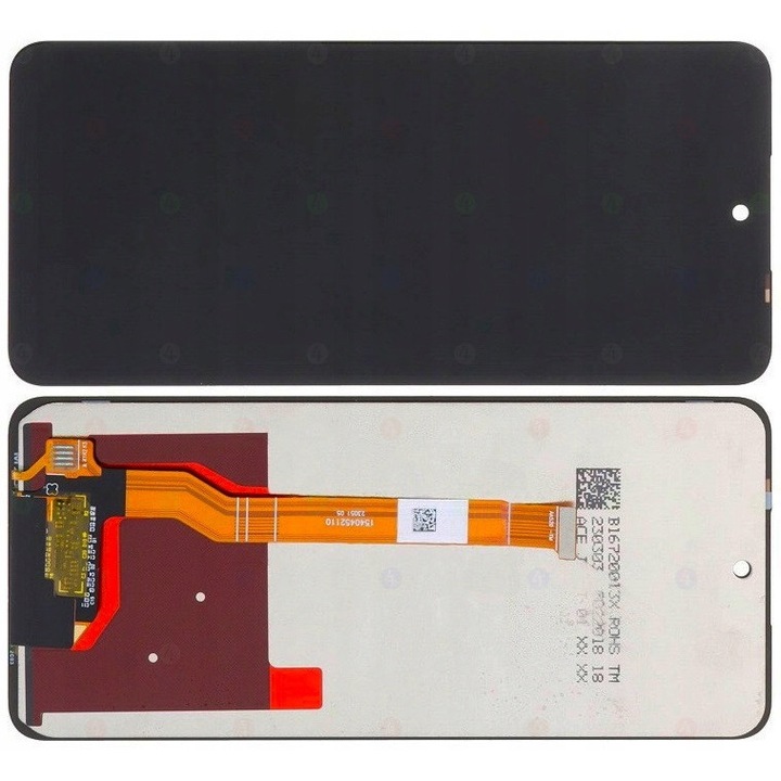 Display LCD + érintőképernyő OPPO A79-hez, 6,72'', Fekete, 1080x2400, OPPO