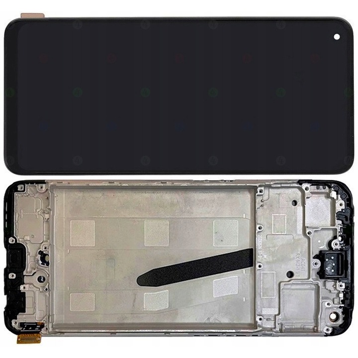 OLED kijelző Oppo Reno 8T-hez, 6,43'', 1080x2400, fekete, kerettel, Oppo