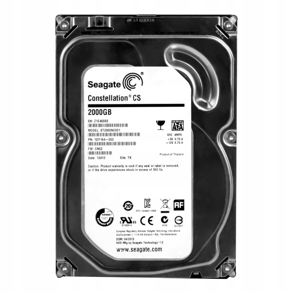 HDD Seagate Barracuda 2TB, 7200rpm, 64MB cache, SATA III - eMAG.ro