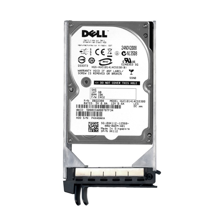 Hard Disk 2.5'' Dell 147GB 10K SAS 16MB