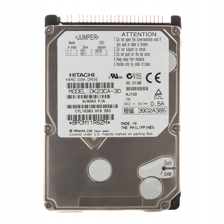 Hard Disk 30GB Hitachi 2.5'' 4.2K 2MB ATA