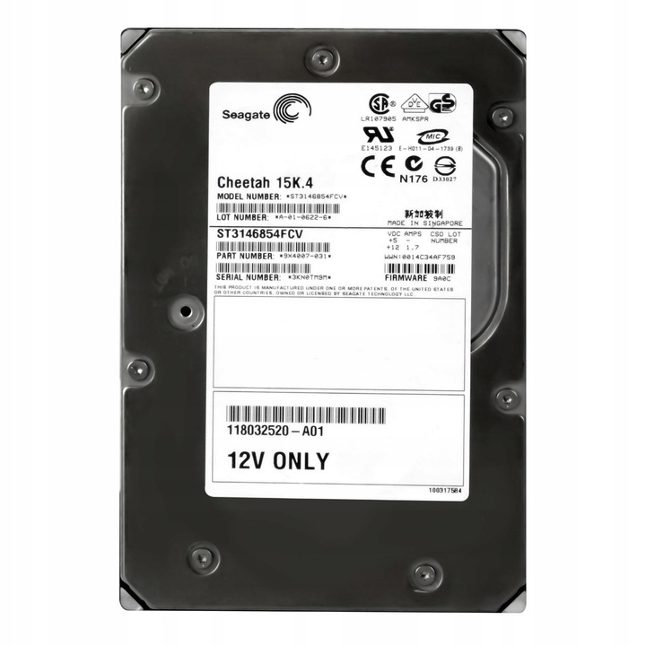Hard Disk 146GB 15K FC 3.5"