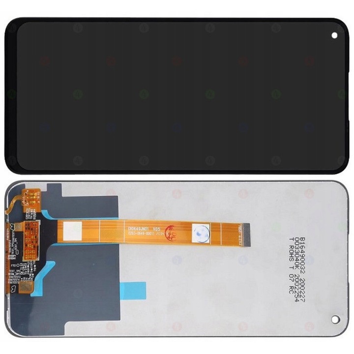 LCD kijelző + digitalizáló OPPO A74 5G telefonhoz, 6,50'', fekete, 1080x2400 felbontás
