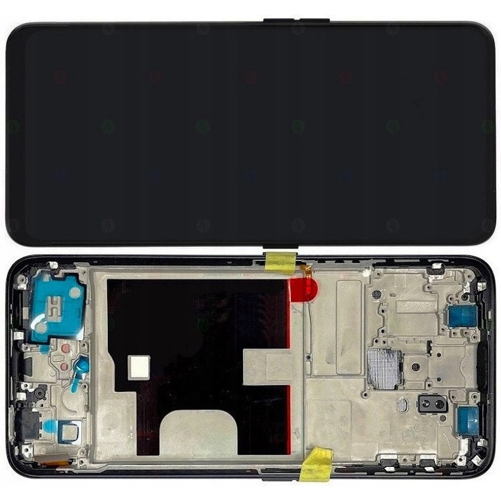 Kijelző Oppo Reno 2Z Incell LCD + keret, 6,5'', fekete, Multi-touch, Oppo