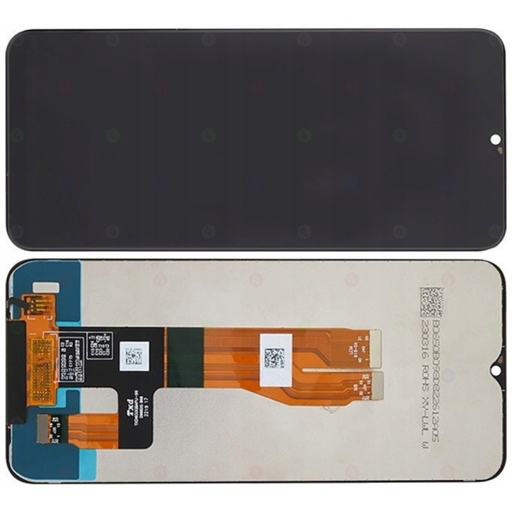 LCD kijelző + digitalizáló OPPO REALME C33 telefonhoz, 6.50'', Fekete