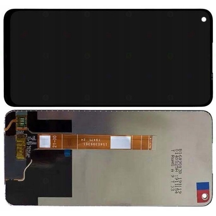 Kijelző LCD + Digitalizáló OPPO REALME 6S-hez, 6,6'', Fekete, 1080x2400