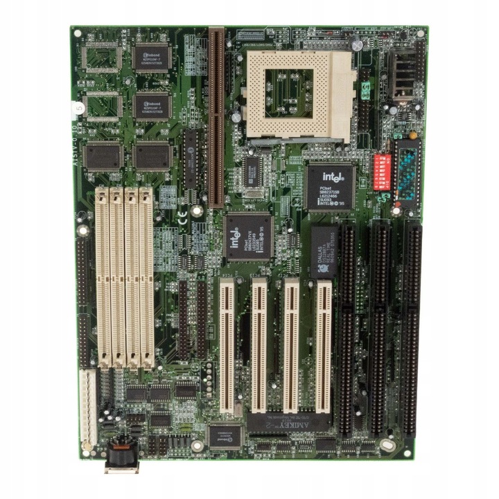 TMC AI5TV 0.10 alaplap, Socket 7, 4 RAM foglalat, Baby AT
