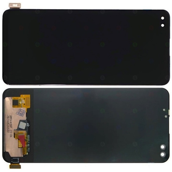 OLED kijelző Oppo Reno 4-hez, 6,43'', fekete, multi-touch