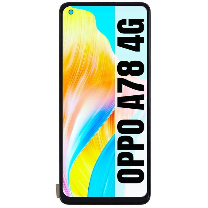 Kijelző Oppo A78 4G, AMOLED, 6.40', 1080x2400, kerettel