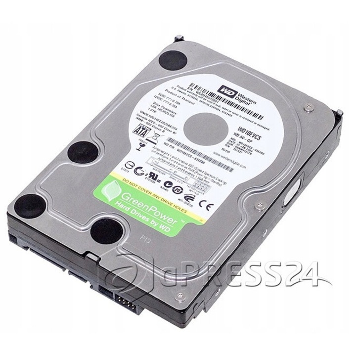 Hard Disk 1TB Western Digital AV-GP 7200RPM 16MB SATA II 3.5"