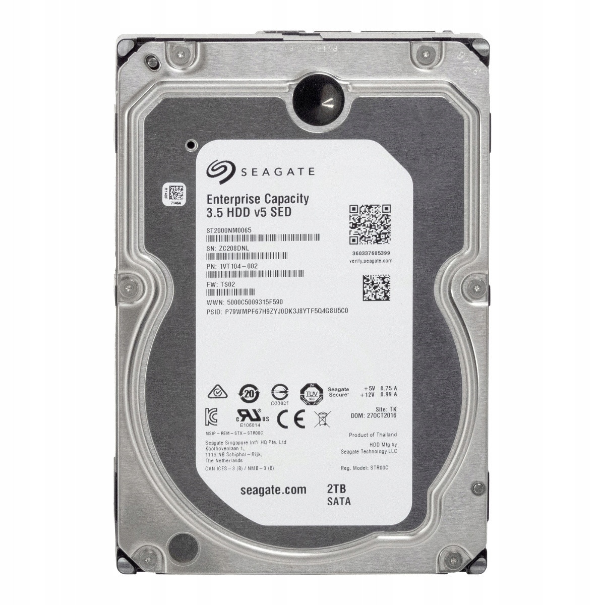 HDD Seagate BarraCuda® PRO 2TB, 7200RPM, 128MB Cache, SATA III