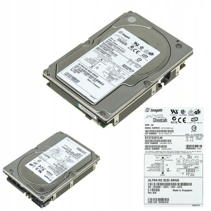 Hard Disk server 73GB 10K 8MB SCSI U320 3.5''