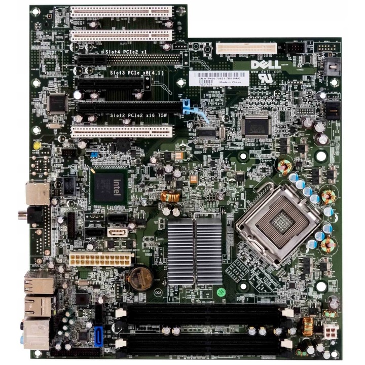 Placa de baza Dell 0TP406 eATX, 4 sloturi RAM, 267x305mm