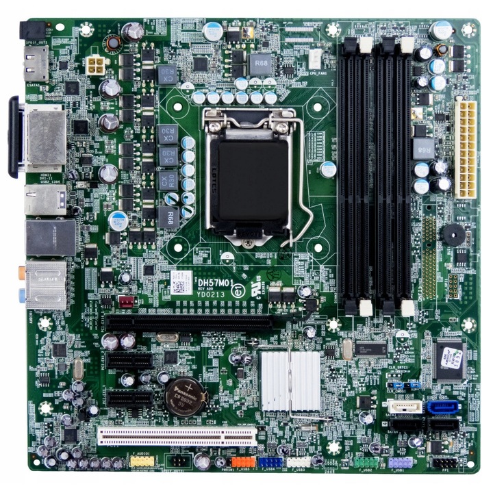 Alaplap, Dell, DH57M01, ATX, 4 RAM foglalat, Socket 1156