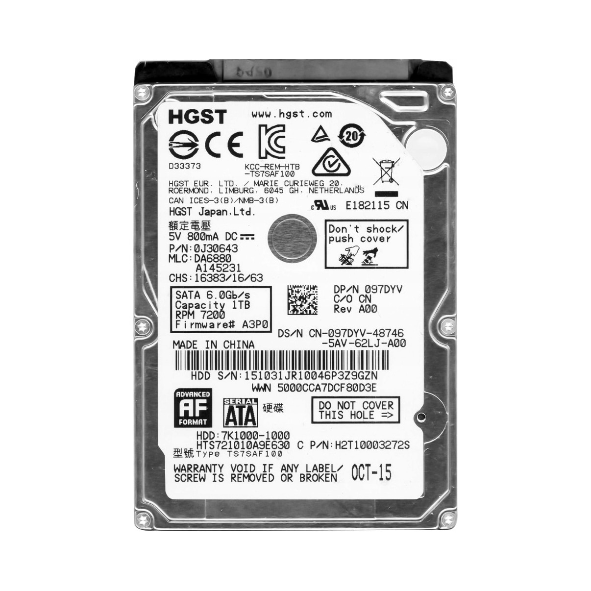 HDD Hitachi Deskstar 7K1000 1TB, 7200rpm, 32MB, SATA3 - eMAG.ro