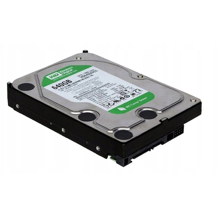Merevlemez belső 640GB Western Digital Caviar Green 7200rpm 16MB SATA II 3,5'' ezüst