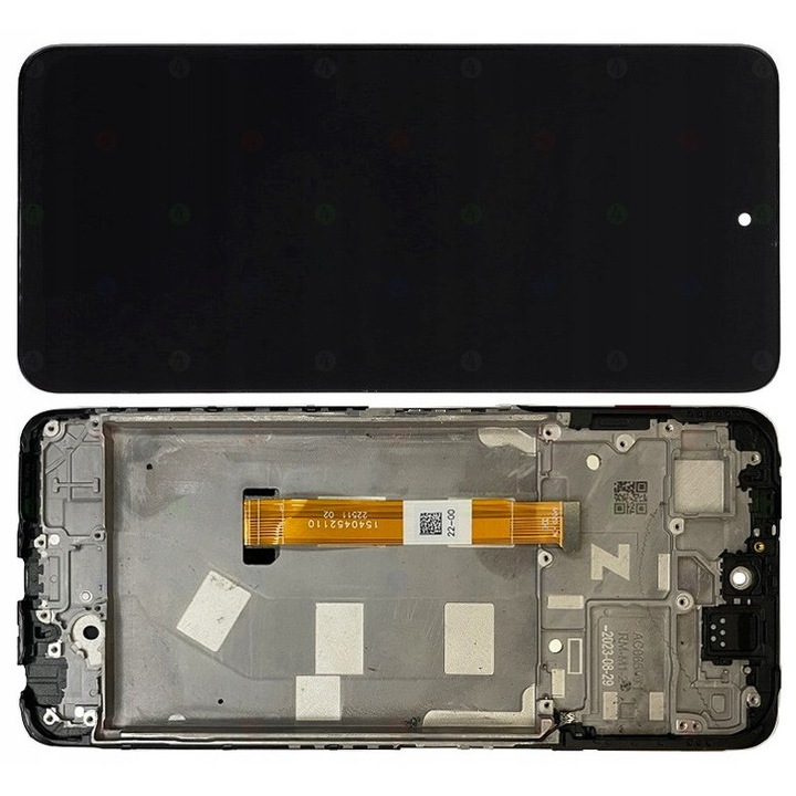 Kijelző LCD + Keret OPPO A98-hoz, 6,72'', Fekete, IPS technológia