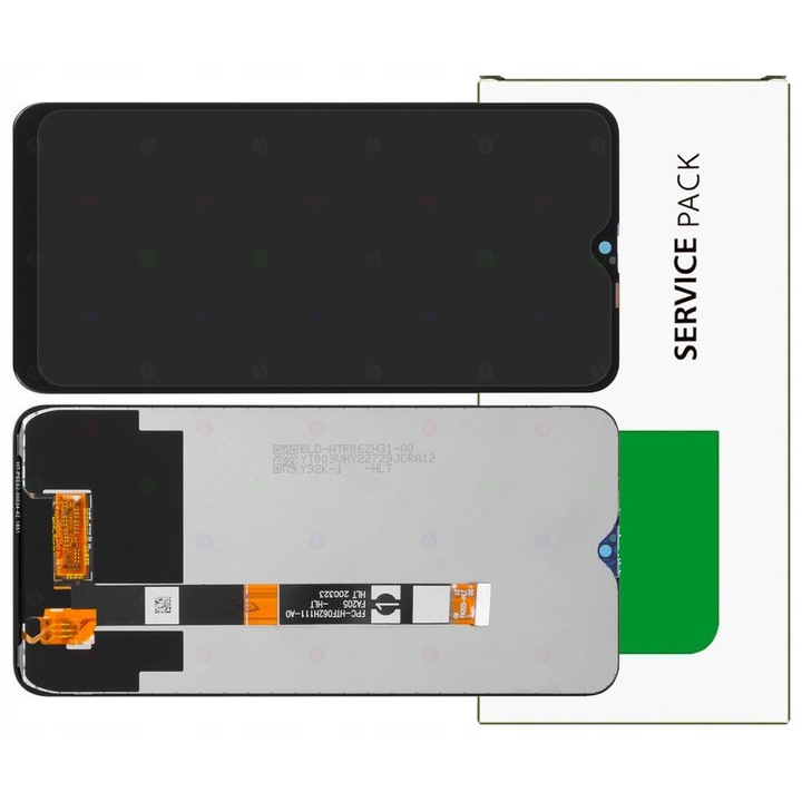 Eredeti Oppo A12 kijelző, LCD, 6,20'', fekete