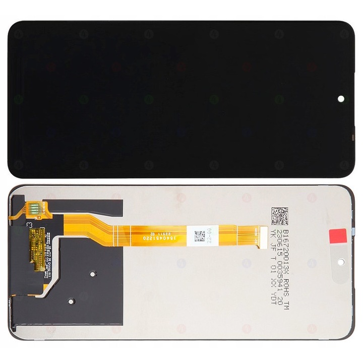 Kijelző LCD Oppo Realme C67 4G, 6,72'', fekete, multi-touch