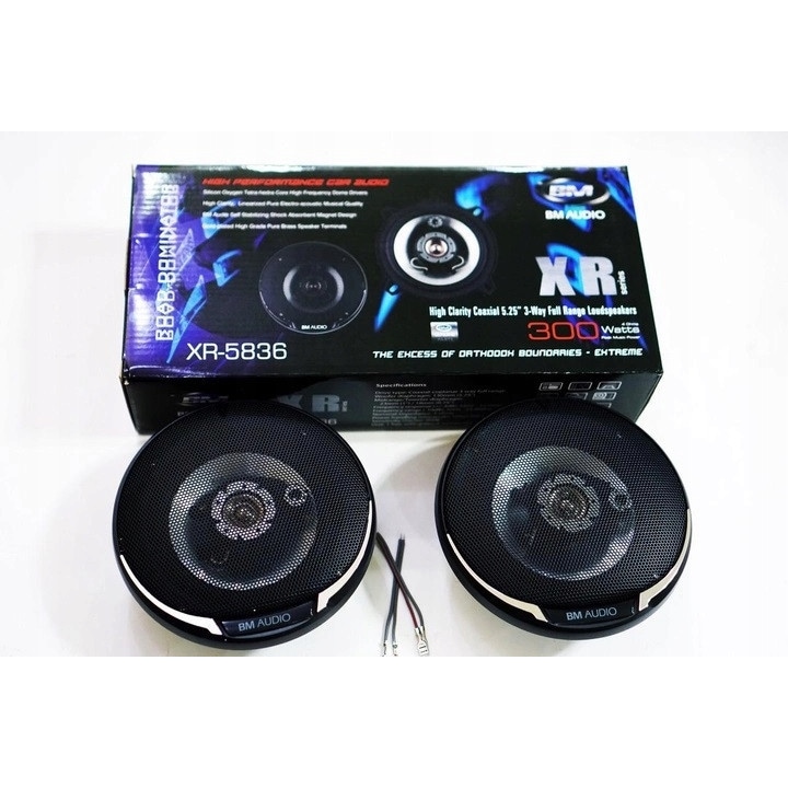 Boxe auto Boschmann XR-5836 3-drozne 300W, 4Ω, 13cm