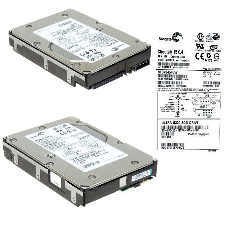 Hard Disk server 73GB 15000RPM 8MB SCSI U320 3.5''
