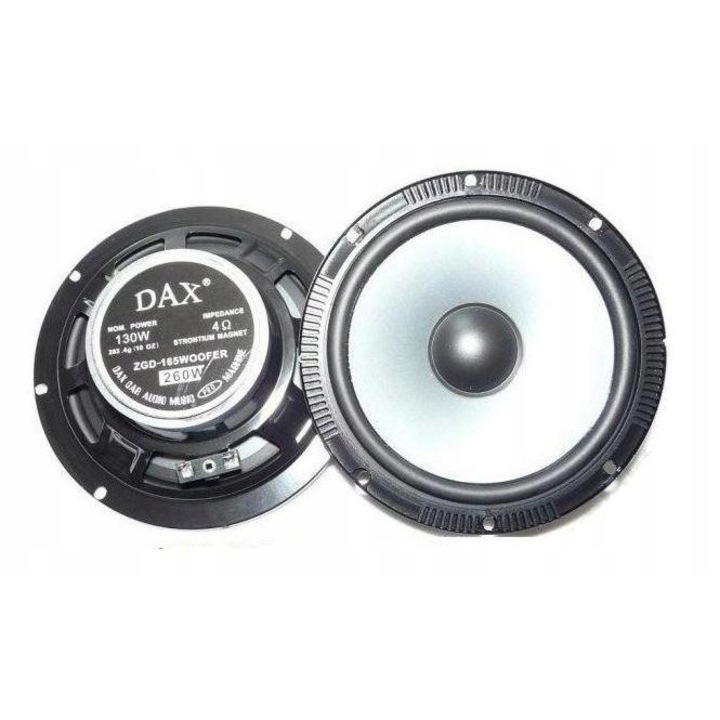 Set difuzoare Dax ZGD 165mm, 2 bucati, bas puternic, montaj simplu, pentru diverse modele VW, Skoda, Seat