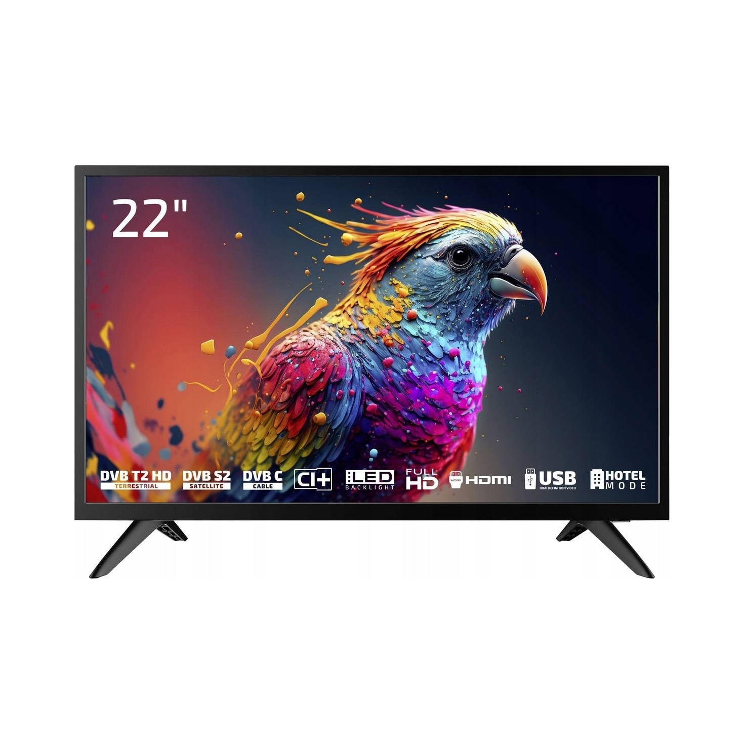 Televizor LCD Dyon Enter 22 Pro X2 Full HD 22", negru, 2x HDMI, USB
