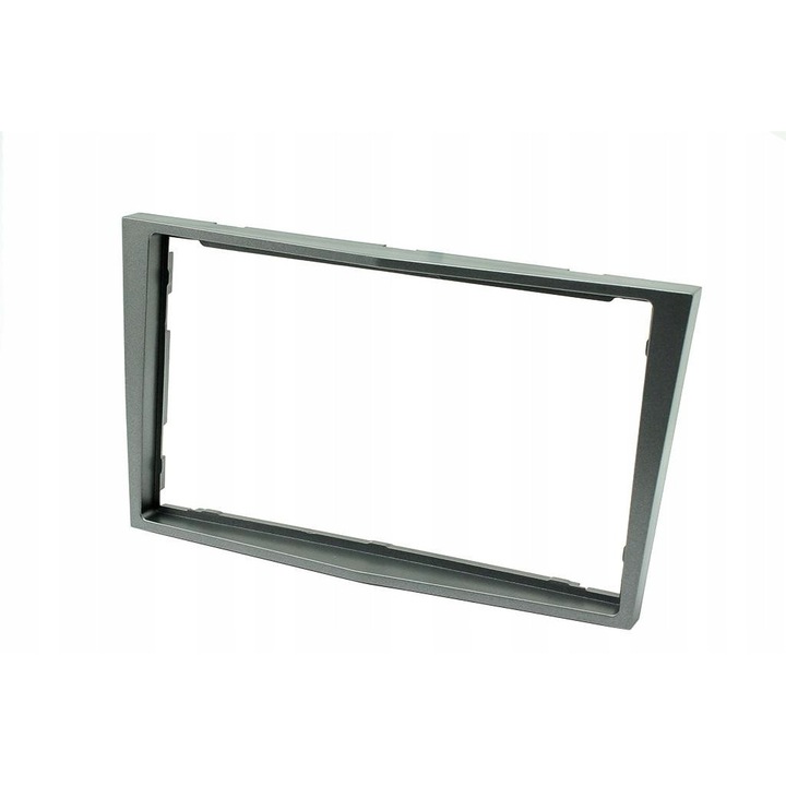 Rama radio 2DIN pentru Opel Astra H, Zafira B, Corsa D, culoare gri inchis, dimensiune 183x104mm