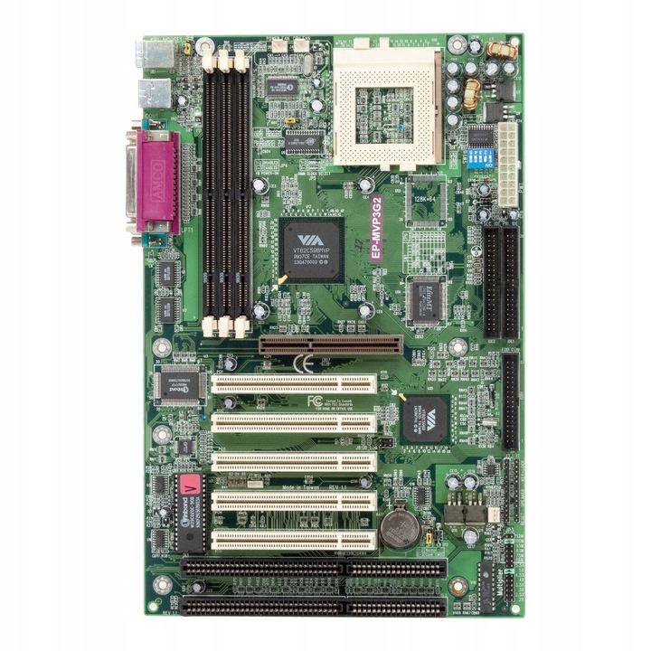 Placa de baza, Epox, EP-MVP3G2, Socket 7, 3 sloturi RAM, ATX