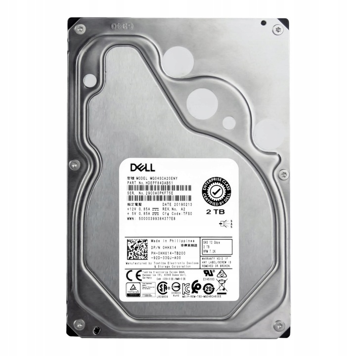 Hard Disk 2TB 7200RPM 128MB SAS-3 3.5''