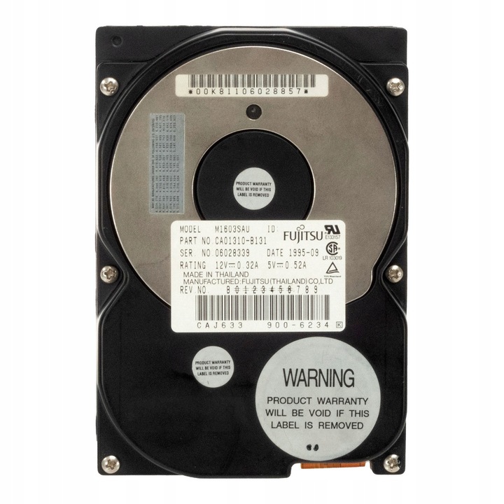 Hard disk server Fujitsu M1603SAU 544.9MB 5400RPM SCSI 3.5"