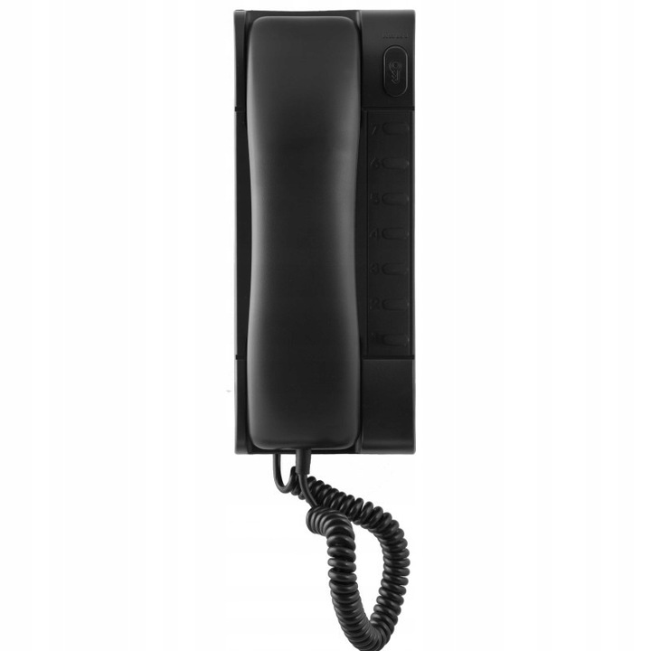 Interfon digital, Miwi-Urmet 1132/621-B, 2 butoane, negru, 220x90x69mm