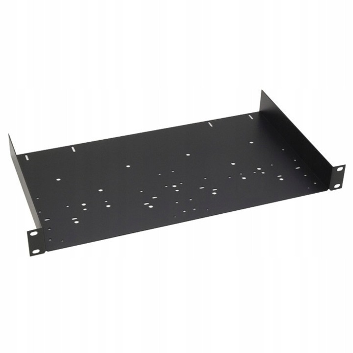 Raft 19", Adam Hall, modell 8754, 1U, fém, fekete