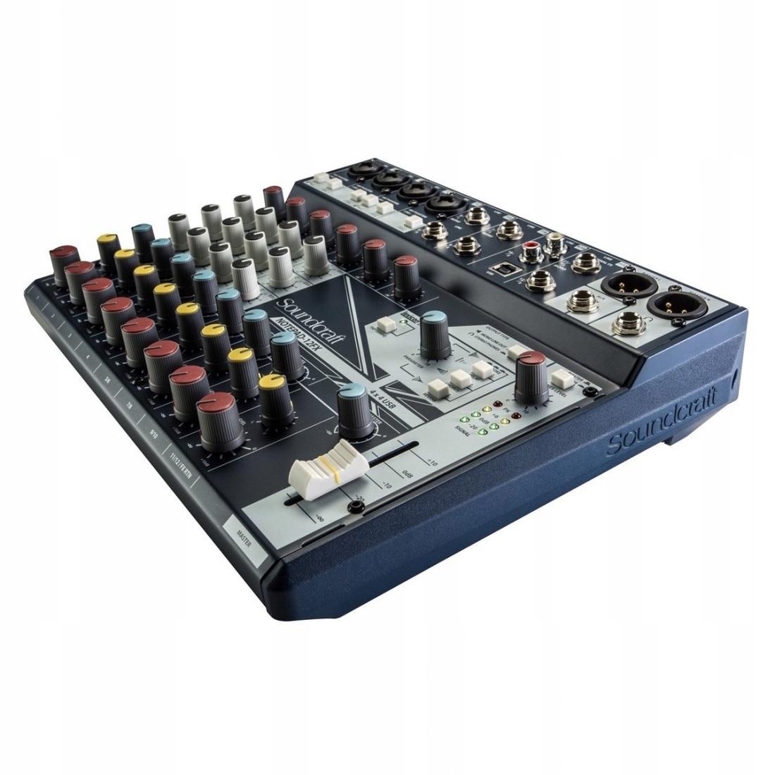 Mixer audio Soundcraft Notepad 12FX, 12 canale, interfata USB, efecte ...