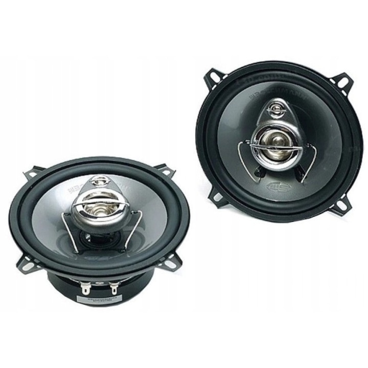 Set boxe auto Boschmann 5,25 inch, 260W, 3-drum, negru, pentru Audi A3