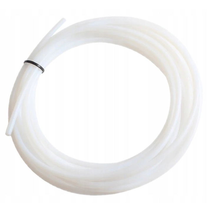 Tub PTFE 4m pentru imprimante 3D Bambu Lab, diametru 2,5mm, alb, set 1 bucata