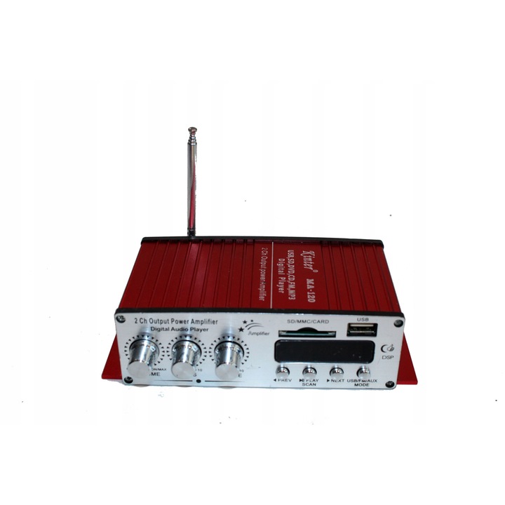 Amplificator Bluetooth USB SD AUX Radio