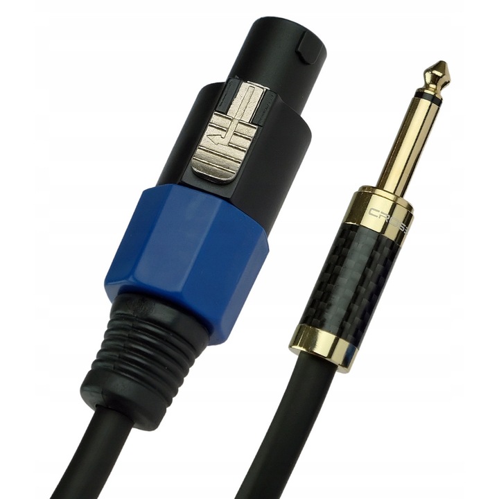 Klotz audio kábelek 2x2,5mm2 SPEAKON - 6,3mm JACK, 2m, dupla szigeteléssel, rugalmas