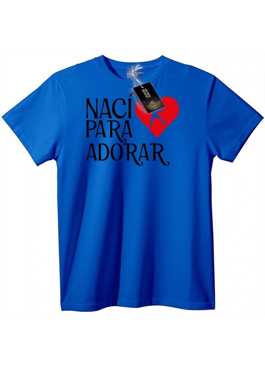 Póló: Szív imádatára született, Kék