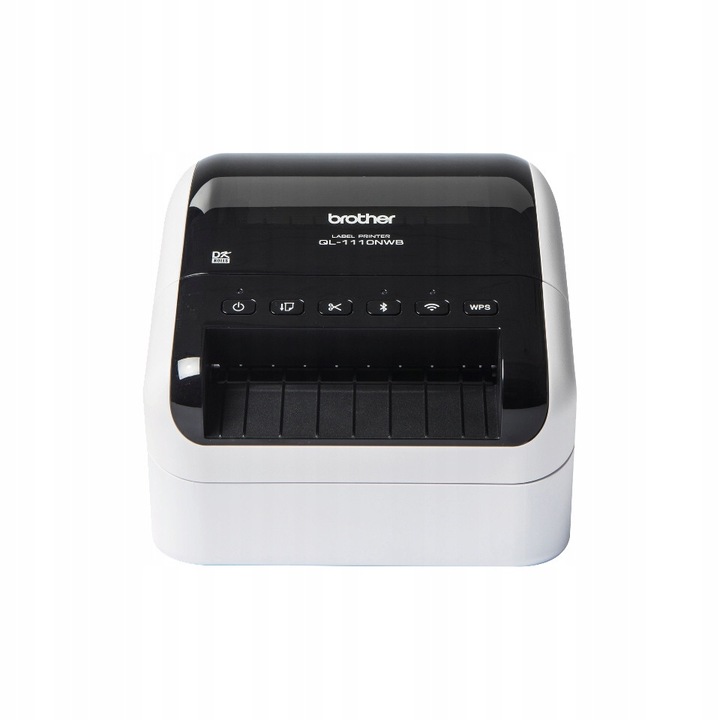 Imprimanta termica Brother QL-1110NWB, alb-negru, 110 mm/s, 101.6 mm latime, 15.1x17x22.2 cm