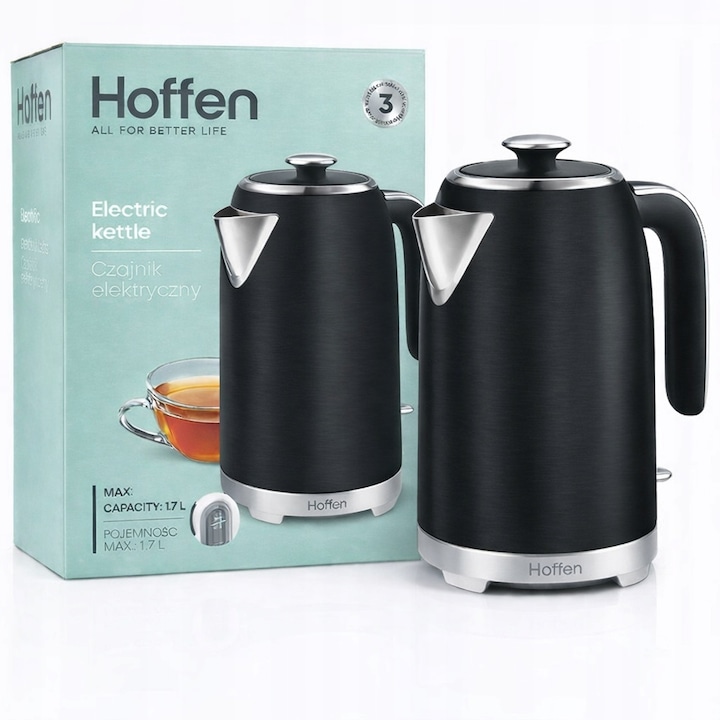 Fierbator auto 24V, 1000ml, inox, pentru camioane si campere, cu oprire automata, protectie la supraincalzire