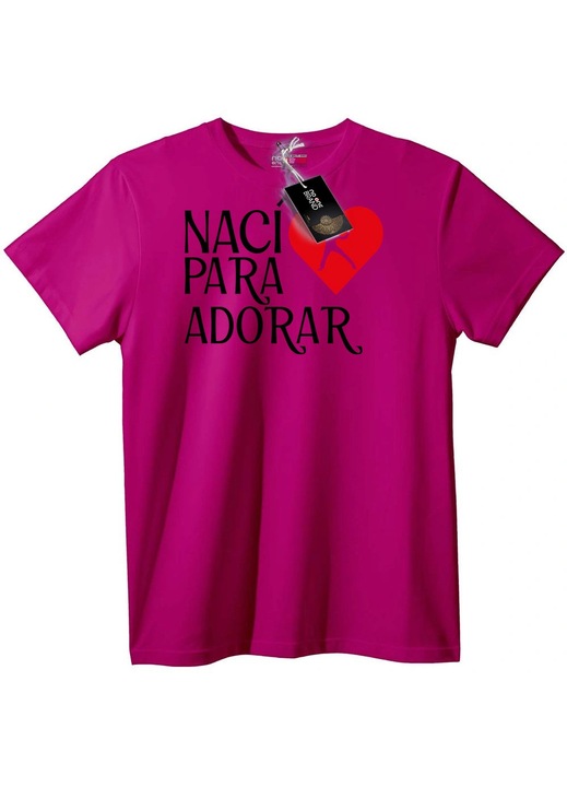 Póló: Szív imádatára született, Halványlila