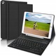 Etui cu tastatura Bluetooth pentru iPad 10.2", set cu cablu USB, negru