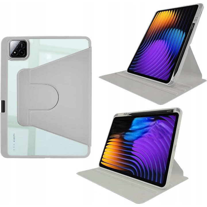 JETech tok iPad Pro 11" tablethez, vékony kialakítás, Pencil tartó, szürke