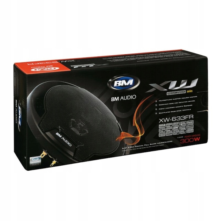 Boxe auto Boschmann 3-drumuri 13cm, 200W, membrana polipropilena, set 2 bucati