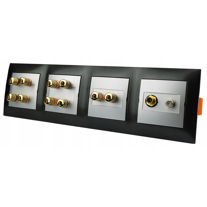 RCA женски терминал 10G, Kontakt Simon, 24-каратово злато, 8,7x29,5x1см