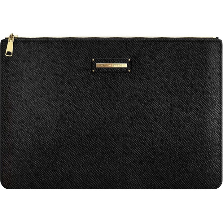Laptoptáska 15", iDeal Of Sweden, Saffiano, vegán, szürke, 43x28x2cm
