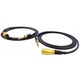 Klotz audio kábel 2x Jack 6,3mm - 2x XLR papa, 1,5m, carbon, 24k arany